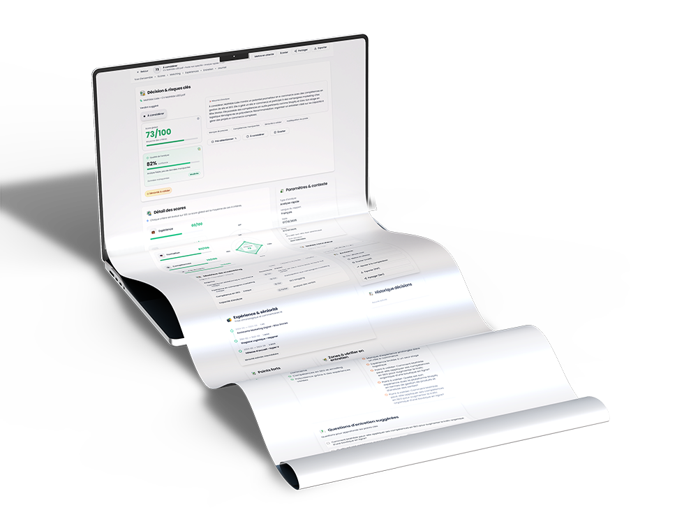 Exemple d'analyse de CV ResumeRank
